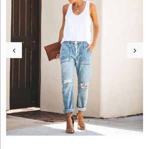 Vici Denim Joggers - Lg